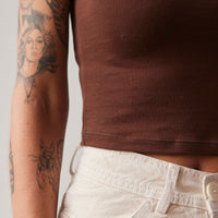 ARQ Crop Tank, Cocoa