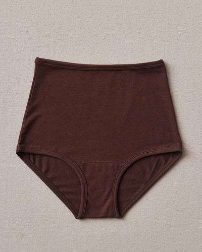 ARQ High Rise Undies, Cocoa