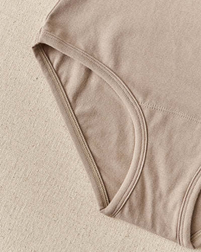 ARQ High Rise Undies, Taupe