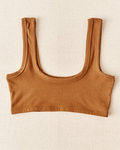 ARQ Wide Strap Bra, Toffee