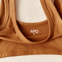 ARQ Wide Strap Bra, Toffee