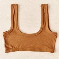 ARQ Wide Strap Bra, Toffee