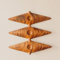 Aleph Geddis Hanging Wood Sculpture