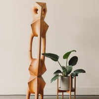 Aleph Geddis Wood Sculpture, Large Creature
