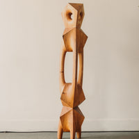 Aleph Geddis Wood Sculpture, Large Creature