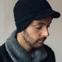 Arpenteur Cahors Boiled Wool Hat, Navy