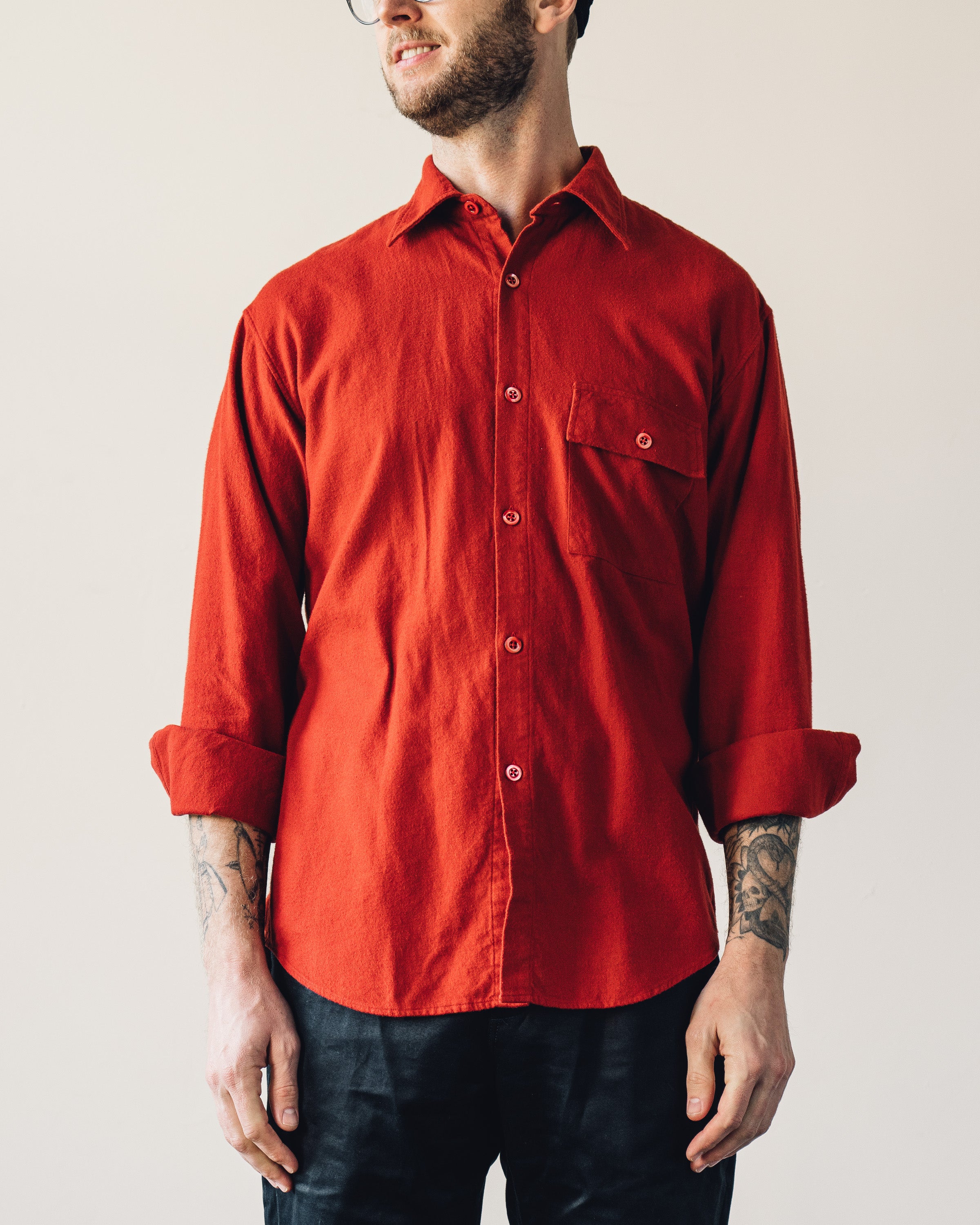 Arpenteur Doris Shirt Red Glasswing