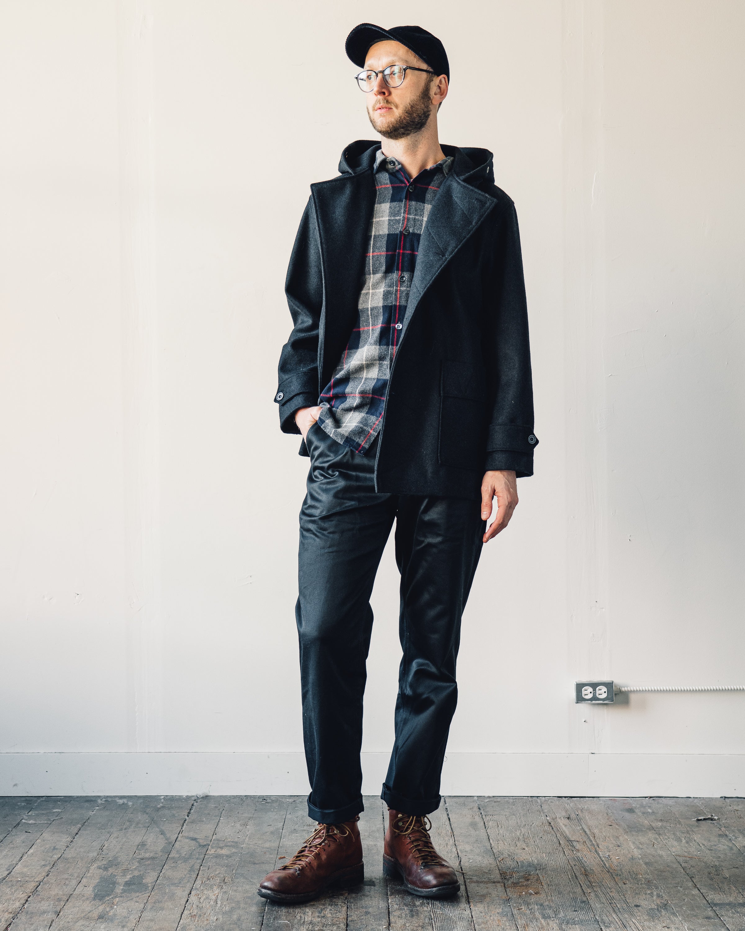 ANATOMICA KABIG COAT MARINE BLUE｜ファッション