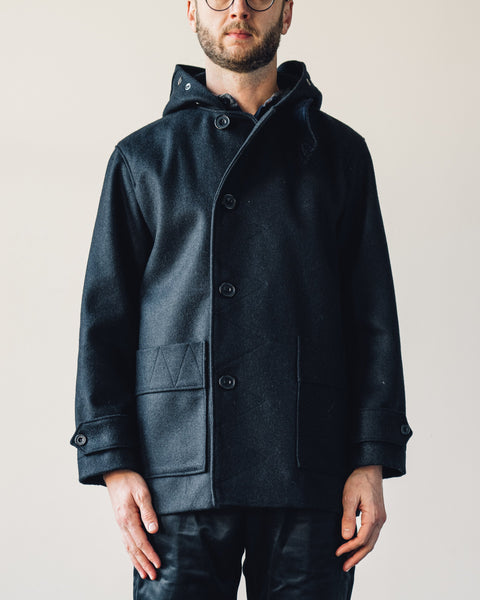 Arpenteur Kabig Coat, Navy | Glasswing