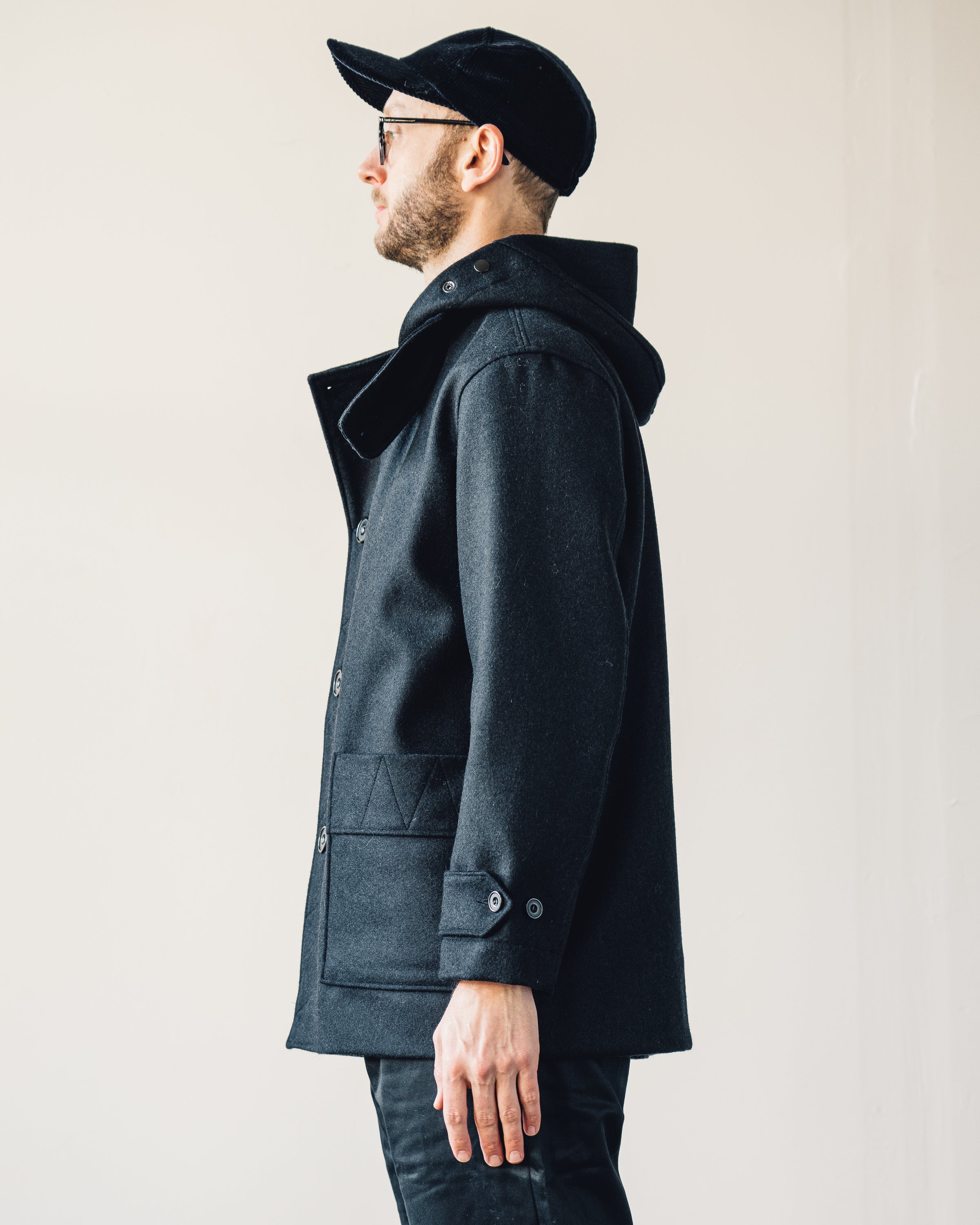 Arpenteur Kabig Coat, Navy – Glasswing