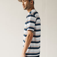 Arpenteur Match Tee, White/Navy