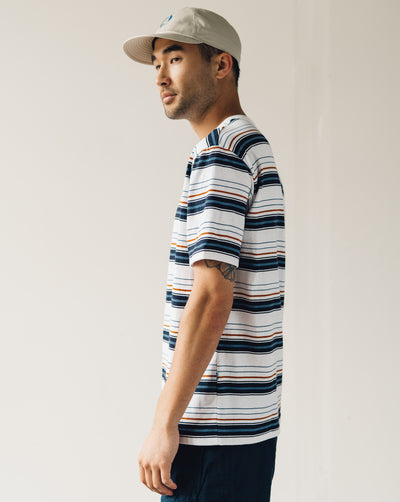 Arpenteur Match Tee, White/Navy