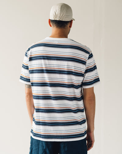 Arpenteur Match Tee, White/Navy