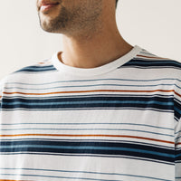 Arpenteur Match Tee, White/Navy