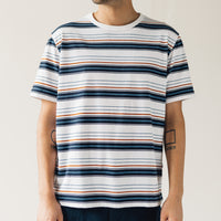 Arpenteur Match Tee, White/Navy