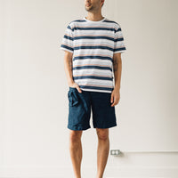 Arpenteur Match Tee, White/Navy