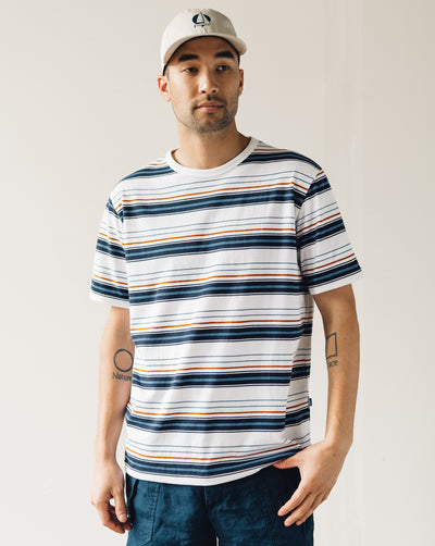 Arpenteur Match Tee, White/Navy