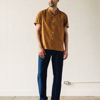 Arpenteur Pyjama Shirt, Camel Poplin