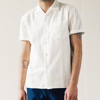 Arpenteur Pyjama Shirt, White Dobby