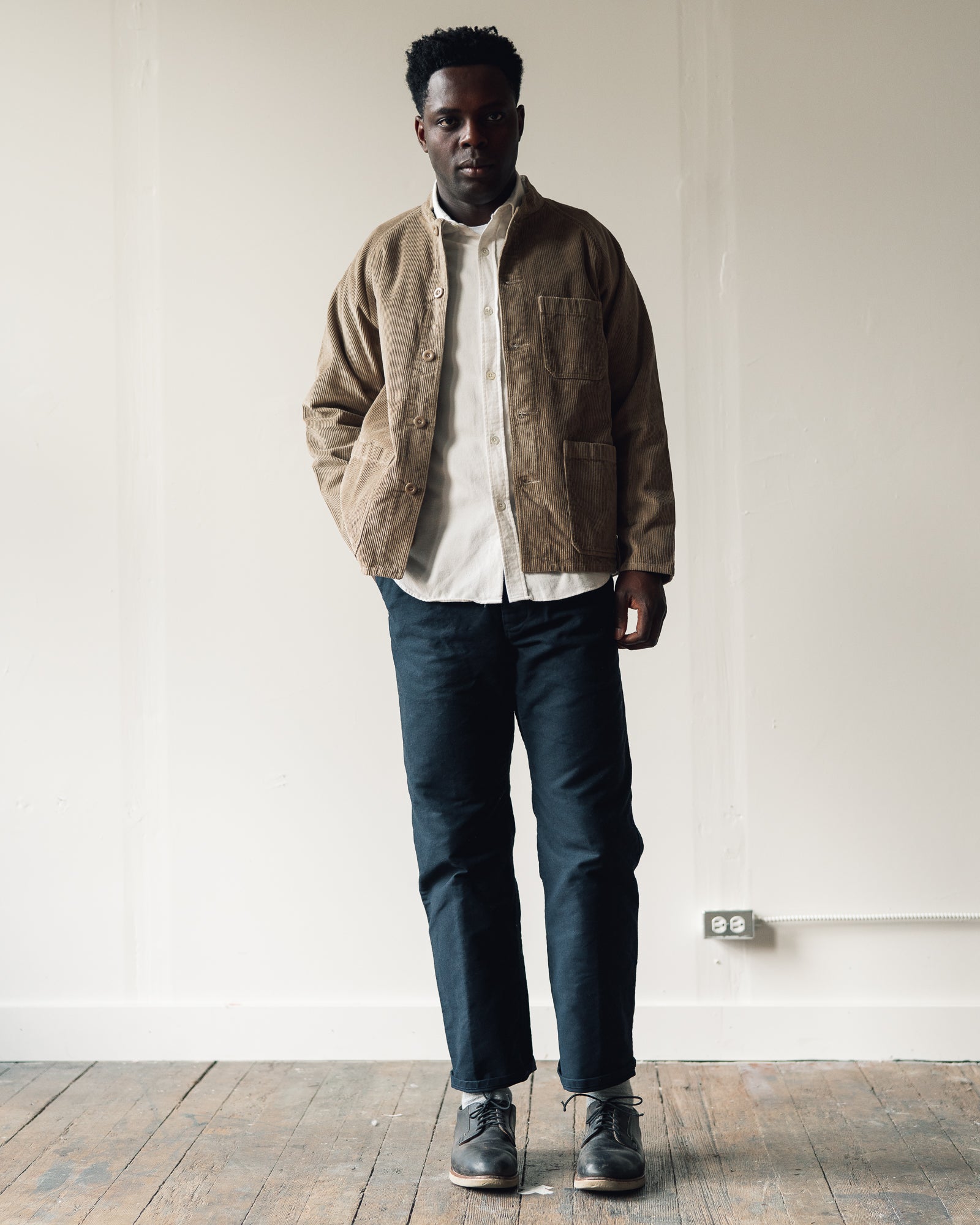 Arpenteur Raglan Heavy Cord Jacket Beige