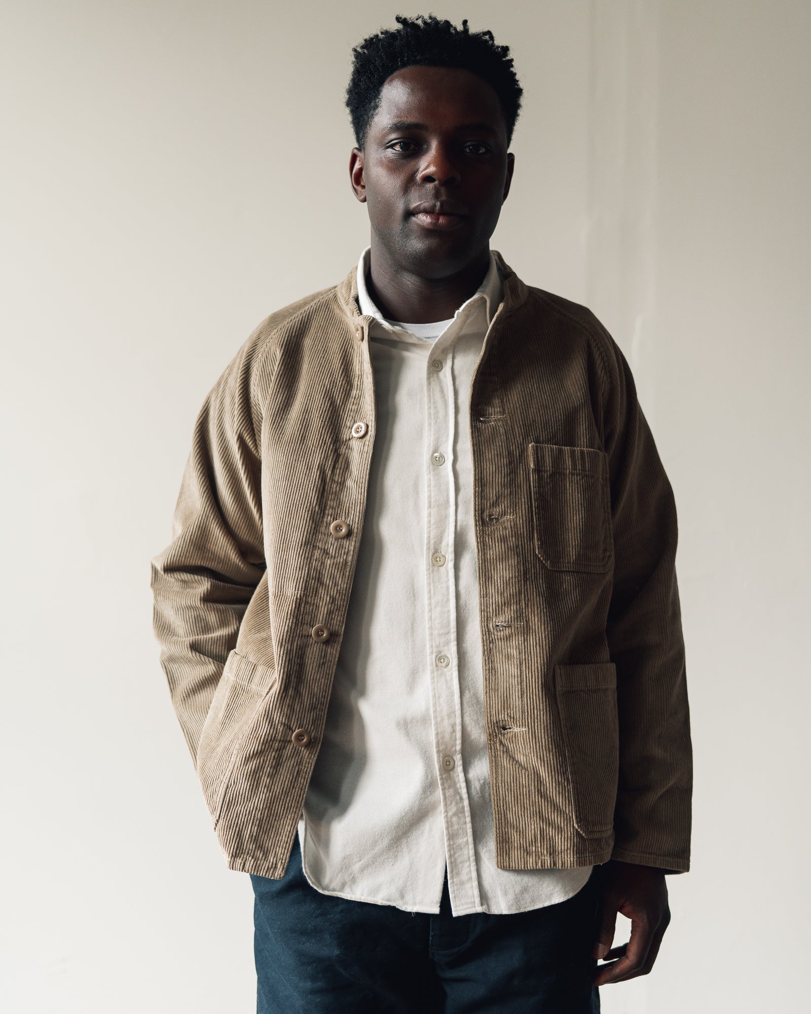 Arpenteur Raglan Heavy Cord Jacket Beige