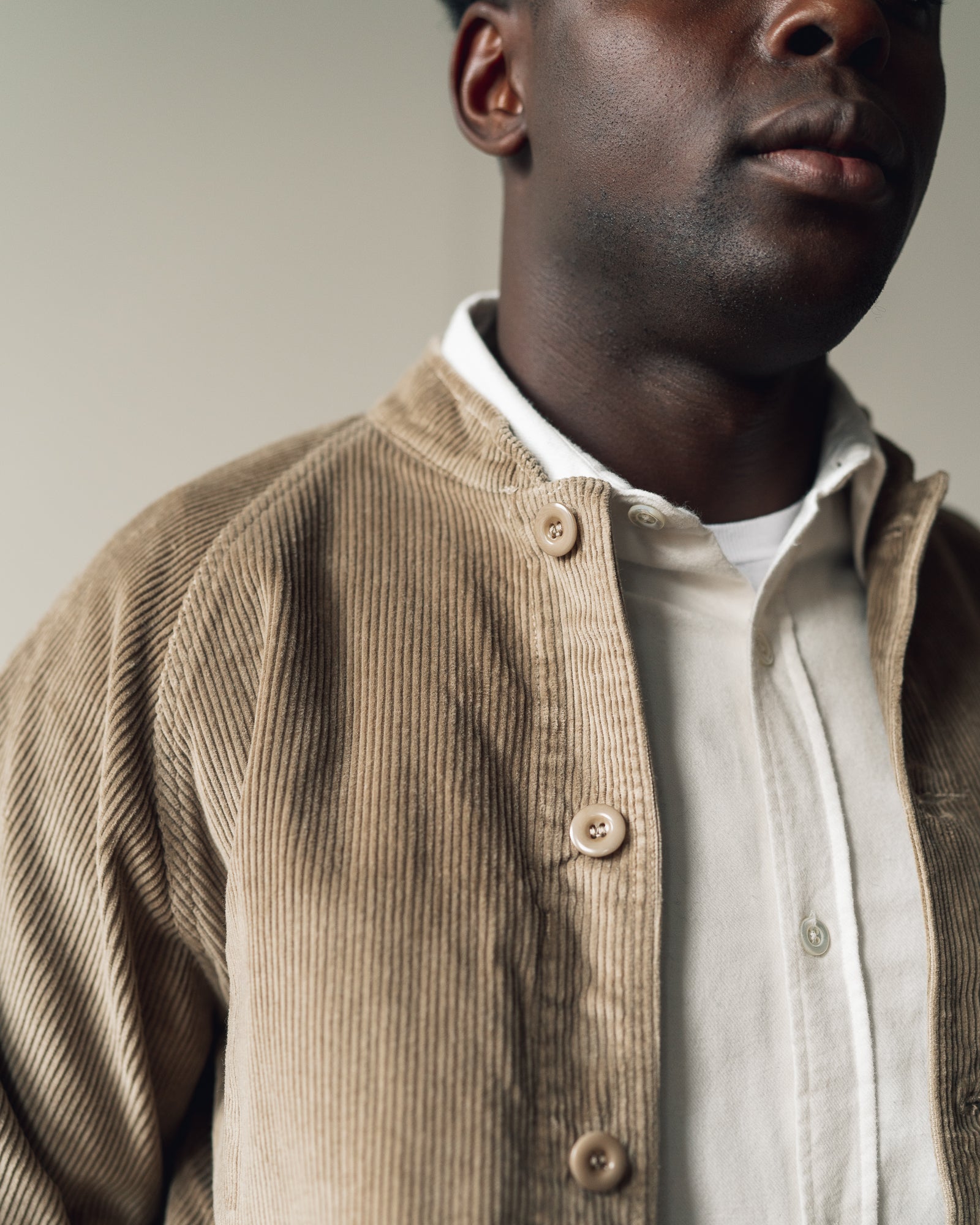 Arpenteur Raglan Heavy Cord Jacket Beige