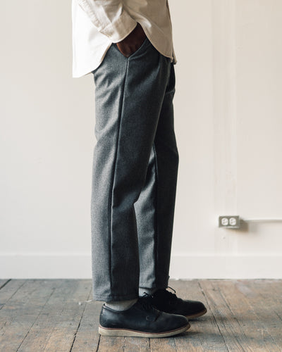 Arpenteur Service Trousers in Wool, Grey