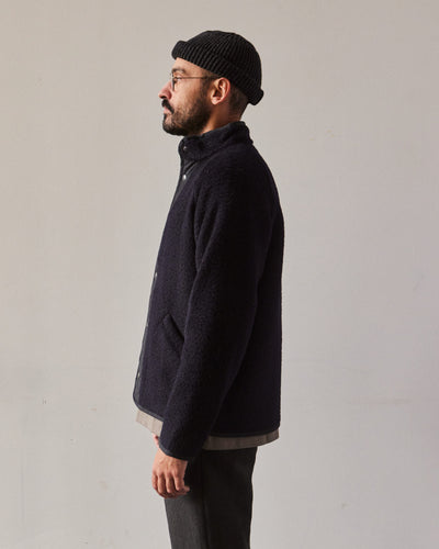 Arpenteur Contour Wool Jacket, Navy