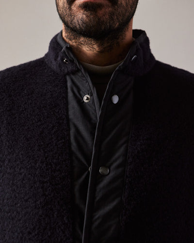 Arpenteur Contour Wool Jacket, Navy