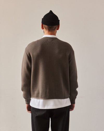 Arpenteur George Snap Cardigan, Warm Grey