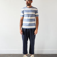 Arpenteur Match Tee, Sax Blue/White