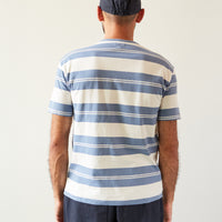 Arpenteur Match Tee, Sax Blue/White