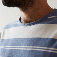 Arpenteur Match Tee, Sax Blue/White