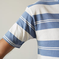 Arpenteur Match Tee, Sax Blue/White