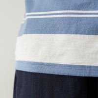 Arpenteur Match Tee, Sax Blue/White
