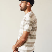 Arpenteur Match Tee, White/Stone