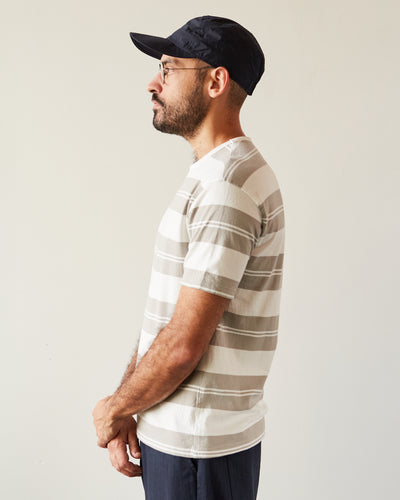 Arpenteur Match Tee, White/Stone