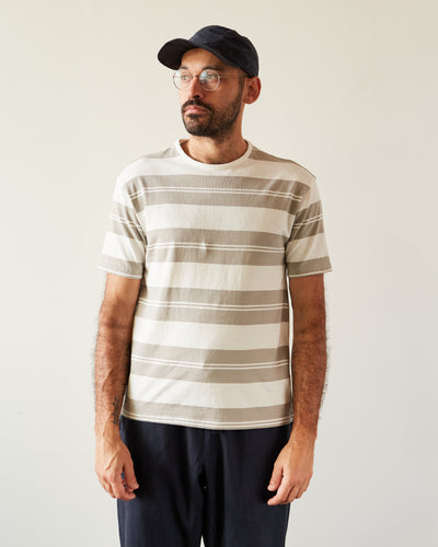 Arpenteur Match Tee, White/Stone