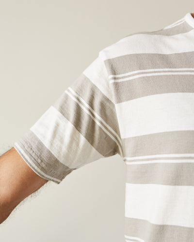 Arpenteur Match Tee, White/Stone