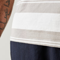 Arpenteur Match Tee, White/Stone