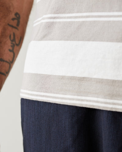 Arpenteur Match Tee, White/Stone
