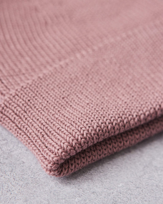 Arpenteur Wool Beanie, Raspberry Grey