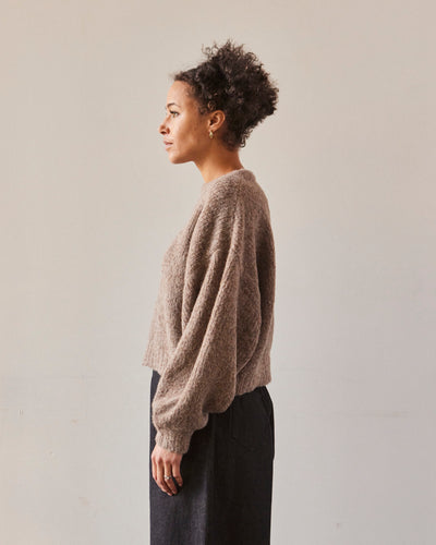 Atelier Delphine Balloon Sleeve Sweater, Deer