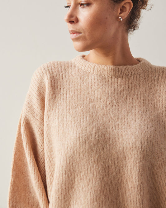 Atelier Delphine Balloon Sleeve Sweater, Grain