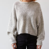 Atelier Delphine Balloon Sleeve Sweater, Watery Sky