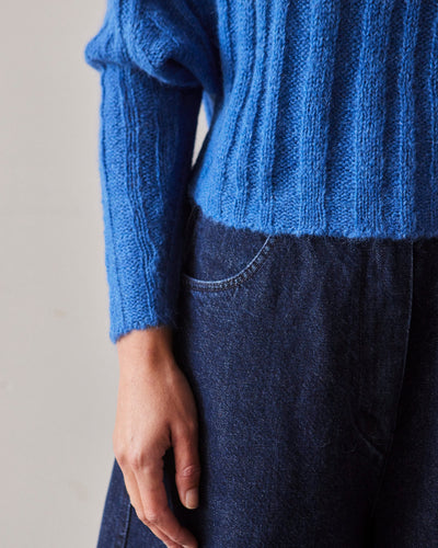 Atelier Delphine Henrietta Top, Cobalt