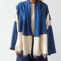 Atelier Delphine Kimono Gauze Jacket, Denim