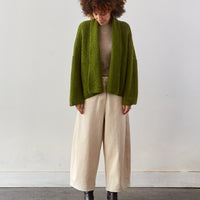 Atelier Delphine Kimono Waffle Jacket, Moss