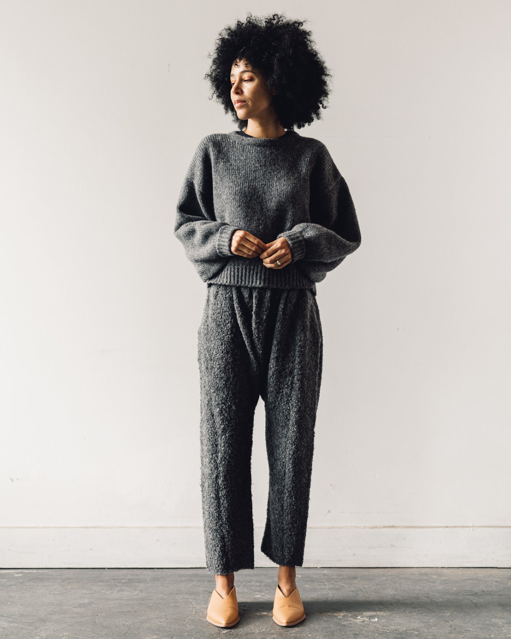 Atelier Delphine Kiri Sweater Pant, Charcoal