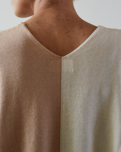 Atelier Delphine Laguna Sweater Dual, Cream / Chestnut